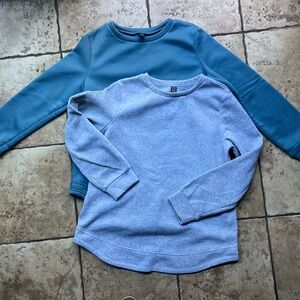 Women’s Teal Blue and Gray Sweatshirts